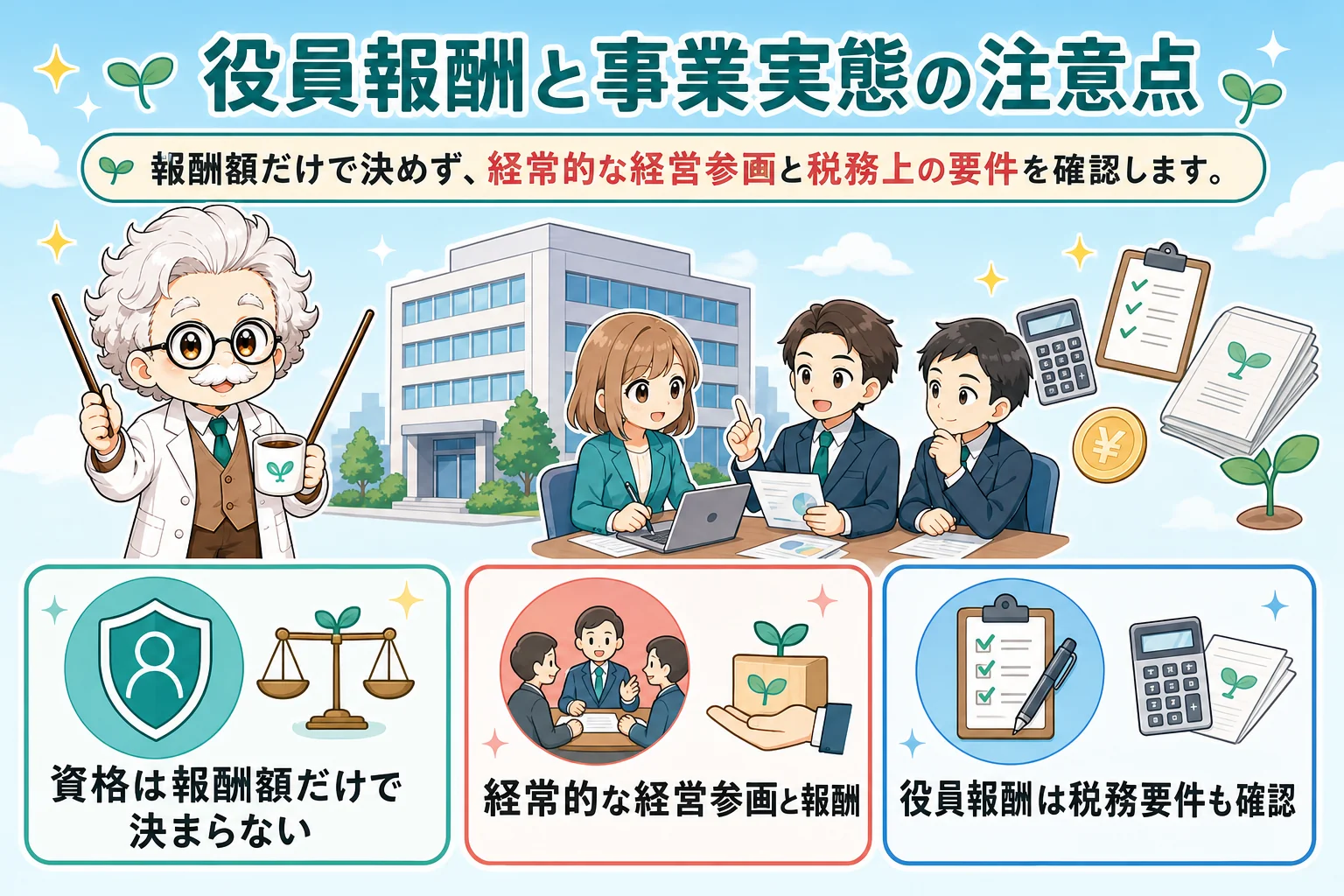 マイクロ法人の社会保険:役員報酬と事業実態の注意点を解説する個人事業主(フリーランス)向け図解