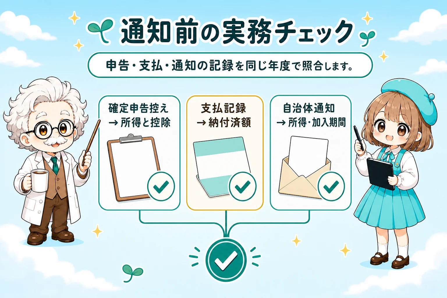 個人事業主(フリーランス)の社会保険と住民税の違い:通知が届く前に確認する実務チェックを解説する個人事業主(フリーランス)向け図解